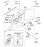 Diagram for 2009 Kia Sorento Fuel Door Switch - 935551U000J7