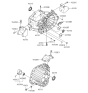 Diagram for Kia Sorento Bellhousing - 4311524381