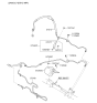 Diagram for 2011 Kia Sorento Power Steering Hose - 575201U000