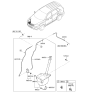 Diagram for 2012 Kia Sorento Washer Pump - 986102P010