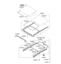 Diagram for 2009 Kia Sorento Sunroof - 816102P000