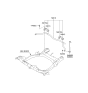 Diagram for 2009 Kia Sorento Sway Bar Link - 548302B000