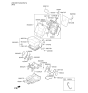 Diagram for 2009 Kia Sorento Seat Cover - 894601U110LAB