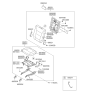 Diagram for 2010 Kia Sorento Seat Cushion - 891501U510