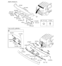 Diagram for 2011 Kia Sorento Tailgate Handle - 812602P010