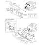 Diagram for 2009 Kia Sorento Tailgate Handle - 812602P010