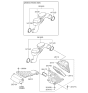 Diagram for 2012 Kia Sorento Air Filter Box - 281102P200