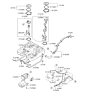 Diagram for 2012 Kia Sorento Fuel Filler Neck - 310301U000