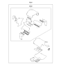 Diagram for Kia Sorento Cylinder Head Gasket - 209103CM00