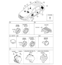 Diagram for 2013 Kia Cadenza Car Speakers - 963303J300