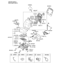 Diagram for 2012 Kia Sorento Seat Cushion - 881001U411SAN