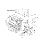 Diagram for Kia Amanti Thermostat Housing - 256113C100