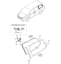 Diagram for Kia Sedona Weather Strip - 878484D100CS