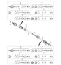 Diagram for Kia Sedona Axle Shaft - 495014D000