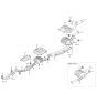 Diagram for 2006 Kia Sedona Catalytic Converter - 289503C610