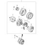 Diagram for Kia Alternator - 373003C170
