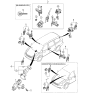 Diagram for 2006 Kia Sedona Trunk Lock Cylinder - 812504DA00