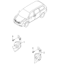 Diagram for 2011 Kia Sedona Horn - 966214D000