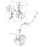 Diagram for 2006 Kia Sedona Automatic Transmission Shift Levers - 467004DBF0DP