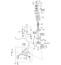 Diagram for 2007 Kia Sedona Sway Bar Kit - 548104D000