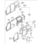 Diagram for 2006 Kia Sedona Wheelhouse - 868224D001