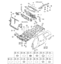 Diagram for 2012 Kia Sedona Radiator Support - 641504D000