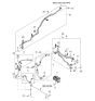 Diagram for 2006 Kia Sedona A/C Hose - 977754D910