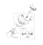 Diagram for Kia Sedona Steering Wheel - 561104D720VA