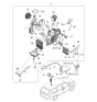 Diagram for 2006 Kia Sedona A/C Expansion Valve - 979164D000