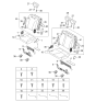 Diagram for Kia Sedona Seat Cushion - 891004D140CS2