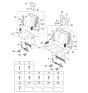 Diagram for 2006 Kia Sedona Seat Cushion - 891004D140CS2