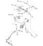 Diagram for Kia Sedona Power Steering Hose - 575104D200