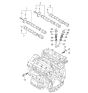 Diagram for Kia Sedona Exhaust Valve - 222123C100