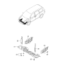 Diagram for 2009 Kia Sedona Air Deflector - 291354D600