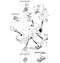 Diagram for 2011 Kia Sedona Car Speakers - 963304D100