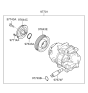 Diagram for 2015 Kia Sedona A/C Clutch - 97644A9000