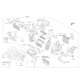 Diagram for Kia Evaporator - 97139A9000