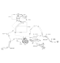 Diagram for Kia Sedona Power Steering Pump - 57100A9200