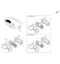 Diagram for 2015 Kia Sedona Instrument Cluster - 94003A9021