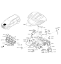 Diagram for 2016 Kia Sedona Engine Cover - 292403CFE0