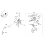 Diagram for Kia Sedona Automatic Transmission Shifter - 46700A9100