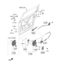 Diagram for 2015 Kia Sedona Door Handle - 83620A9000DAA