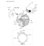 Diagram for Kia Transmission Assembly - 450003BGZ0