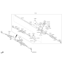 Diagram for 2019 Kia Sedona Rack & Pinion Bushing - 577372B000