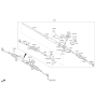 Diagram for Kia Rack & Pinion Bushing - 577372B000