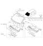 Diagram for 2019 Kia Sedona Weather Strip - 86430A9000