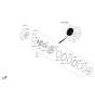Diagram for Kia Torque Converter - 451003BDE0