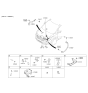 Diagram for 2017 Kia Sedona Battery Cable - 91850A9511