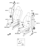 Diagram for Kia Sedona Seat Belt - 88830A9500GBU