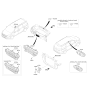 Diagram for 2016 Kia Sedona Blower Control Switches - 97250A9040WK